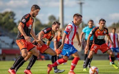 Aleix Coch, Aguza i Óscar Rubio pressionen Álvaro Romero al Nuevo Mirador | Algeciras